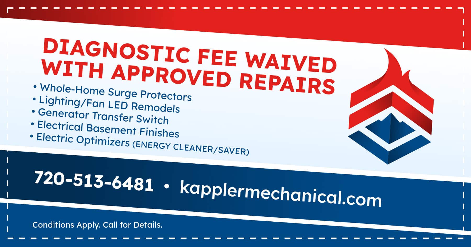 Diagnostic Fee Waived with Approved Repairs.